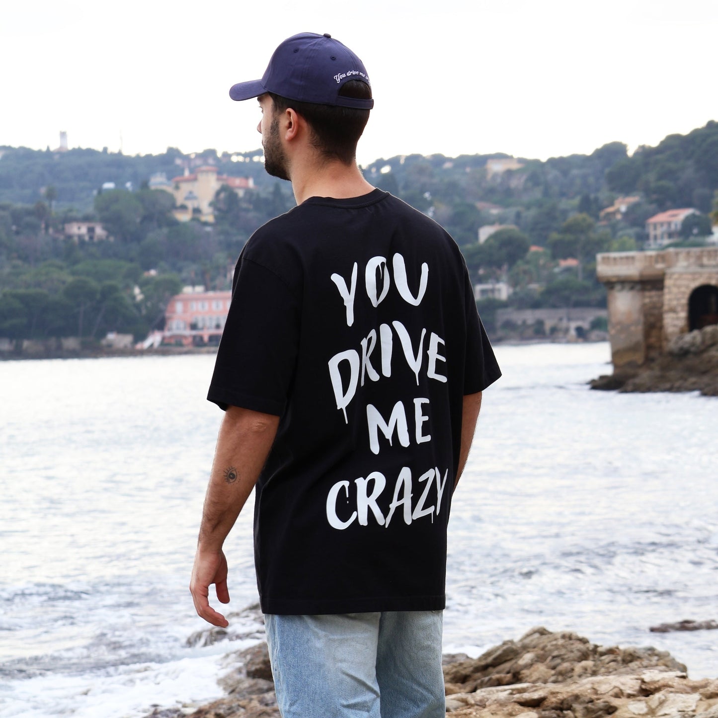 T-shirt "You Drive Me Crazy" Noir - Propulsion Shop